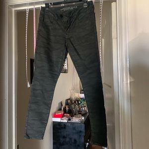 American Eagle Camo Skinny Jeans
